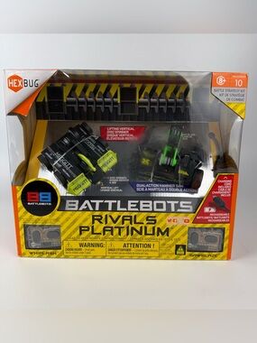 HEXBUG BattleBots Rivals Platinum Whiplash vs SawBlaze Set 2023 - SEALED